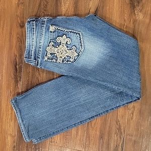 Miss Me Womens Boot Cut Jeans